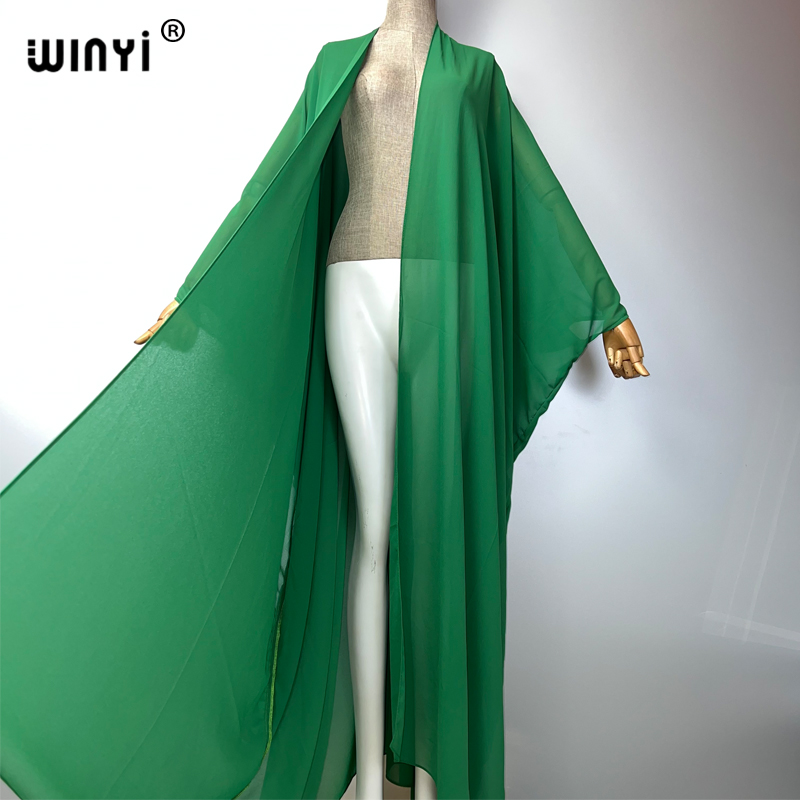 WINYI 2025 新しい着物夏の視点セクシーなカーディガ - Cover Up Kaftan のレビューと価格