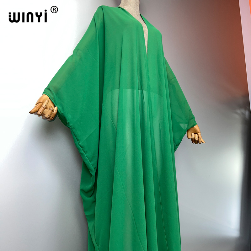 WINYI 2025 新しい着物夏の視点セクシーなカーディガ - Cover Up Kaftan のレビューと価格